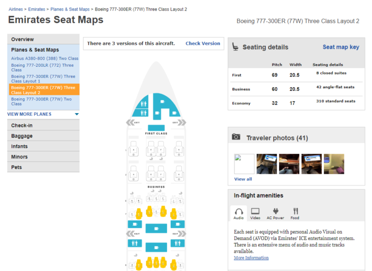 Seatguru web